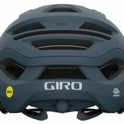 Giro Merit Spherical MIPS MTB Helm - Matte Portaro Grey -Fahrradhelme mit Beleuchtung Verkäufe 200261015 giro merit spherical matte portaro grey back