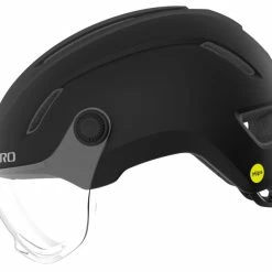 Giro Evoke LED MIPS Fahrradhelm - Matte Black -Fahrradhelme mit Beleuchtung Verkäufe 200267001 giro evoke mips matte black left