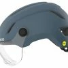 Giro Evoke MIPS Fahrradhelm - Matte Portaro Grey -Fahrradhelme mit Beleuchtung Verkäufe 200267007 giro evoke mips matte portaro grey left 1