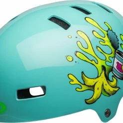 Bell SPAN Skaterhelm & Fahrradhelm-gloss Light Blue Chum -Fahrradhelme mit Beleuchtung Verkäufe 210165053 bell span bmx chum gloss light blue main