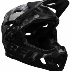 Bell Super DH Spherical MIPS Downhill-Helm - Mat/gloss Black Camo 11 Bell Super DH Spherical MIPS Downhill-Helm - Mat/gloss Black Camo -Fahrradhelme mit Beleuchtung Verkäufe 210178043 bell super dh flex mips mountain helmet matte gloss black camo front right