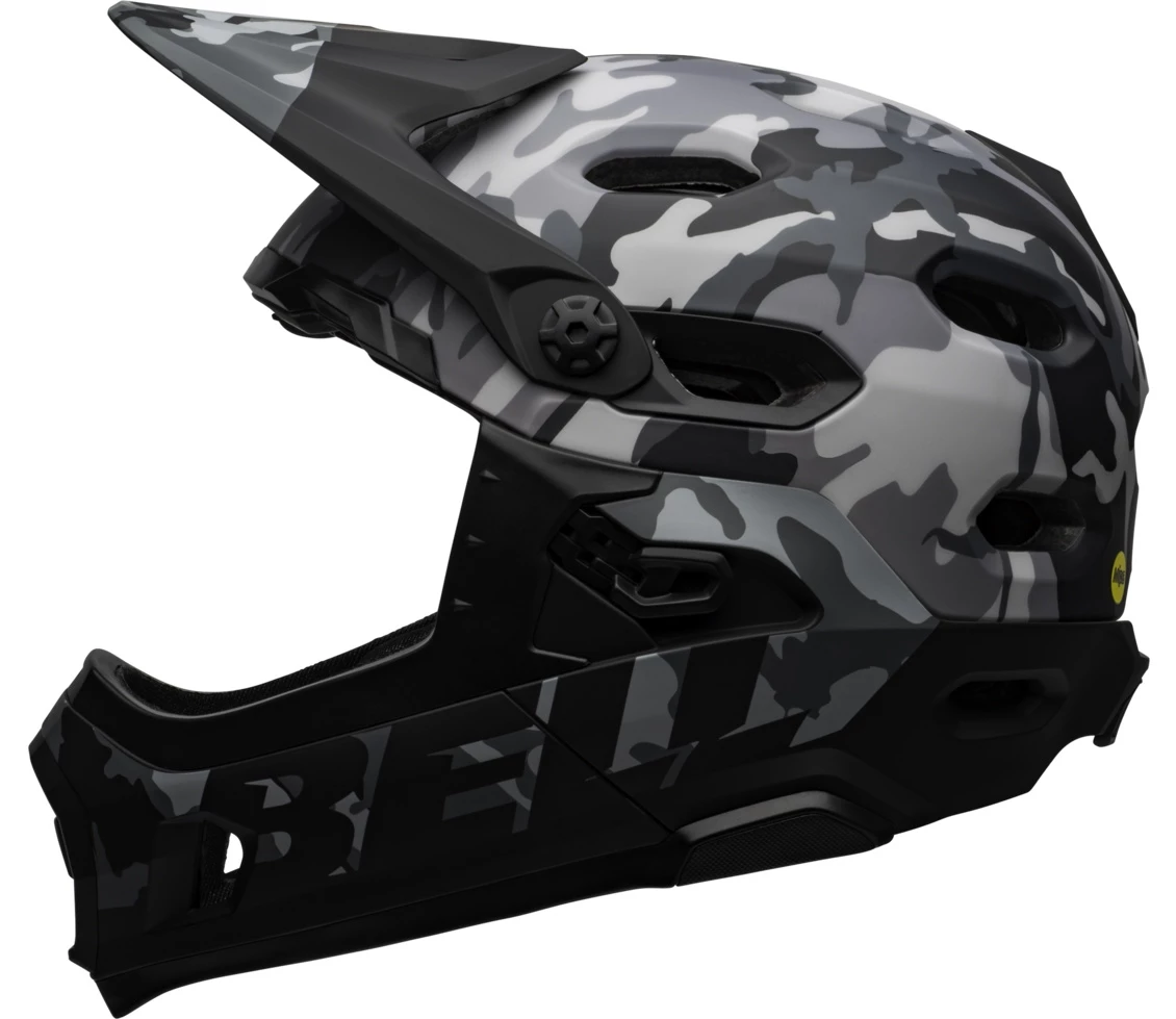 Bell Super DH Spherical MIPS Downhill-Helm - Mat/gloss Black Camo 3 Bell Super DH Spherical MIPS Downhill-Helm - Mat/gloss Black Camo