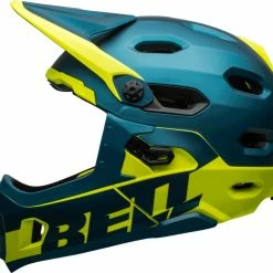 Bell Super DH Spherical MIPS Downhill-Helm - Mat/gloss Blue/hi Viz