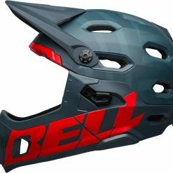 Bell Super DH Spherical MIPS Downhill-Helm - Prism Mat Blue/crims