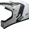 Bell Sanction BMX Downhill-Helm - Matte Black/white Presence -Fahrradhelme mit Beleuchtung Verkäufe 210203025 bell sanction presence matte black white left