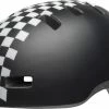 Bell Lil Ripper Kinder Fahrradhelm - Mat Black/white Checker -Fahrradhelme mit Beleuchtung Verkäufe 210208007 bell lil ripper matte black white checkers 4