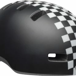 Bell Lil Ripper Kinder Fahrradhelm - Mat Black/white Checker -Fahrradhelme mit Beleuchtung Verkäufe 210208007 bell lil ripper matte black white checkers 5