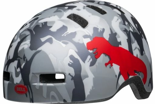 Bell Lil Ripper Kinder Fahrradhelm - Camosaurus -Fahrradhelme mit Beleuchtung Verkäufe 210208027 bell lil ripper camosaurus matte gray silver main