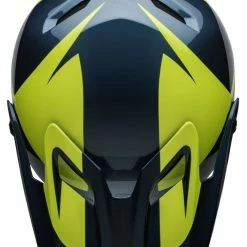 Bell Transfer BMX Downhill-Helm - Blue/hi-viz -Fahrradhelme mit Beleuchtung Verkäufe 210217001 bell transfer full face helmet slice gloss blue yellow top