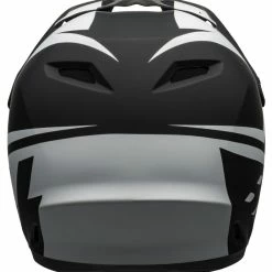 Bell Transfer BMX Downhill-Helm - Mat Black-white -Fahrradhelme mit Beleuchtung Verkäufe 210217011 bell transfer full face helmet slice matte black white back