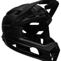 Bell Super Air R Spherical MIPS Downhill/BMX Race Helm- Mat/gloss Black -Fahrradhelme mit Beleuchtung Verkäufe 210218001 bell super air r flex mips mountain helmet matte gloss black front right