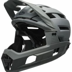 Bell Super Air R Spherical MIPS Downhill/BMX Race Helm- Mat/gloss Gray