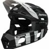 Bell Super Air R Spherical MIPS Downhill/BMX Race Helm- Mat Black/white Fasthouse -Fahrradhelme mit Beleuchtung Verkäufe 210218022 Bell Super Air R Spherical fasthouse matte black white front left main