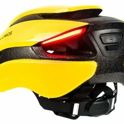 Lumos Ultra MIPS LED Fahrradhelm - Hi-vis Yellow -Fahrradhelme mit Beleuchtung Verkäufe 220012016 810059473126 Lumos Ultra Mips raincoat Yellow details3