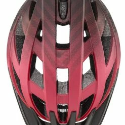 Uvex I-vo Cc Fahrradhelm - Red Black Mat -Fahrradhelme mit Beleuchtung Verkäufe 5524400