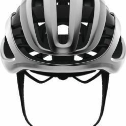 Fahrradhelme mit Beleuchtung Verkäufe -Fahrradhelme mit Beleuchtung Verkäufe 81741 AirBreaker gleam silver front 3