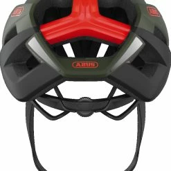 ABUS Stormchaser Gravel Rennradhelm - Mat Olive Green 8 ABUS Stormchaser Gravel Rennradhelm - Mat Olive Green -Fahrradhelme mit Beleuchtung Verkäufe 87906 STORMCHASER olive green rear 3