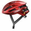 ABUS Powerdom Mips Rennradhelm - Blaze Red Shiny -Fahrradhelme mit Beleuchtung Verkäufe 91965 POWERDOME MIPS BLAZE RED SIDE CMYK
