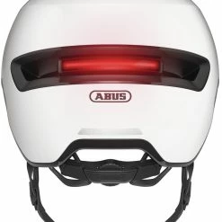 ABUS HUD-Y City- Fahrradhelm - Shiny White -Fahrradhelme mit Beleuchtung Verkäufe 91987 HUD Y SHINY WHITE REAR CMYK 3