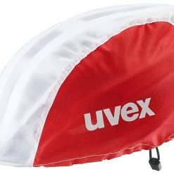 Uvex Rain Cap Bike Helm-Regenschutz-red/white