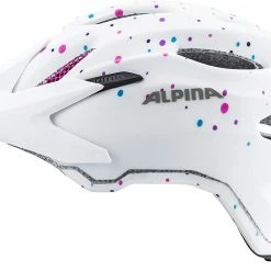 Alpina Carapax Jr. Fahrradhelm - White Polke Dots -Fahrradhelme mit Beleuchtung Verkäufe A9702111 Alpina Carapax Junior white polka 2