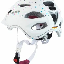 Alpina Carapax Jr. Fahrradhelm - White Polke Dots -Fahrradhelme mit Beleuchtung Verkäufe A9702111 Alpina Carapax Junior white polka 4