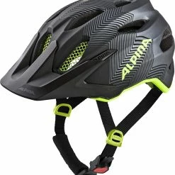 Alpina Carapax Jr. Fahrradhelm - Black Neon Yellow