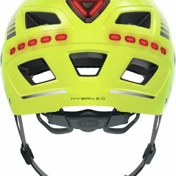 ABUS Hyban 2.0 LED Fahrradhelm - Signal Yellow Shiny -Fahrradhelme mit Beleuchtung Verkäufe ABUS Hyban 2 0 Led Fahrradhelm signal yellow shiny 3