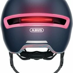 ABUS HUD-Y City- Fahrradhelm - Midnight Blue -Fahrradhelme mit Beleuchtung Verkäufe Abus Hud y city stadt fahrradhelm ebike helm flower midnight blue 3