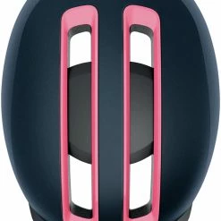 ABUS HUD-Y City- Fahrradhelm - Midnight Blue -Fahrradhelme mit Beleuchtung Verkäufe Abus Hud y city stadt fahrradhelm ebike helm flower midnight blue 4