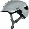 ABUS HUD-Y City- Fahrradhelm - Race Grey 2 ABUS HUD-Y City- Fahrradhelm - Race Grey -Fahrradhelme mit Beleuchtung Verkäufe Abus Hud y city stadt fahrradhelm ebike helm flower race grey 1