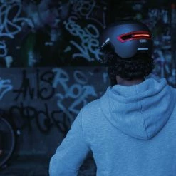 ABUS HUD-Y City- Fahrradhelm - Titan Mat -Fahrradhelme mit Beleuchtung Verkäufe Abus Hud y city stadt fahrradhelm ebike helm signal titan mat 5