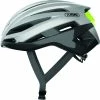 ABUS Stormchaser Rennradhelm - Gleam Silver -Fahrradhelme mit Beleuchtung Verkäufe Abus STORMCHASER Rennradhelm gleam silver 1