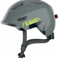 ABUS Smiley 3.0 ACE LED Kinder-Fahrradhelm - Shiny Grey