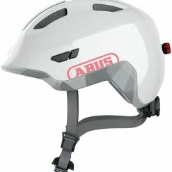 ABUS Smiley 3.0 ACE LED Kinder-Fahrradhelm - White Shiny