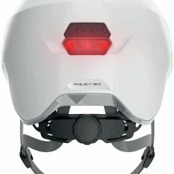 ABUS Smiley 3.0 ACE LED Kinder-Fahrradhelm - White Shiny -Fahrradhelme mit Beleuchtung Verkäufe Abus Smiley 3 0 Ace kinder fahrradhelm shiny white 3