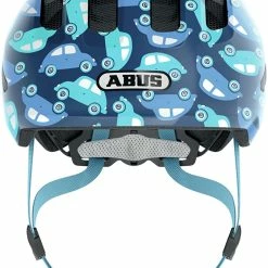 ABUS Smiley 3.0 LED Kinder-Fahrradhelm - Blue Car -Fahrradhelme mit Beleuchtung Verkäufe Abus Smiley 3 0 LED kinder fahrradhelm blue car 2