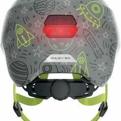ABUS Smiley 3.0 LED Kinder-Fahrradhelm - Grey Space 8 ABUS Smiley 3.0 LED Kinder-Fahrradhelm - Grey Space -Fahrradhelme mit Beleuchtung Verkäufe Abus Smiley 3 0 LED kinder fahrradhelm grey space 3