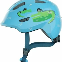 ABUS Smiley 3.0 Kinder-Fahrradhelm - Blue Croco Shiny