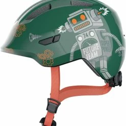 ABUS Smiley 3.0 Kinder-Fahrradhelm - Green Robo Shiny