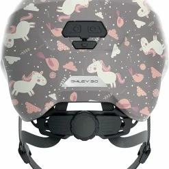 ABUS Smiley 3.0 Kinder-Fahrradhelm - Grey Horse -Fahrradhelme mit Beleuchtung Verkäufe Abus Smiley 3 0 kinder fahrradhelm grey horse 3