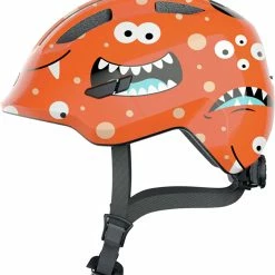 ABUS Smiley 3.0 Kinder-Fahrradhelm - Orange Monster