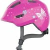 ABUS Smiley 3.0 Kinder-Fahrradhelm - Pink Butterfly 1 ABUS Smiley 3.0 Kinder-Fahrradhelm - Pink Butterfly -Fahrradhelme mit Beleuchtung Verkäufe Abus Smiley 3 0 kinder fahrradhelm pink butterfly 1
