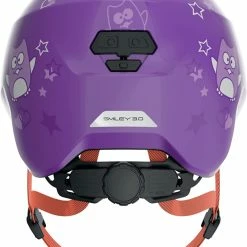 ABUS Smiley 3.0 Kinder-Fahrradhelm - Purple Star -Fahrradhelme mit Beleuchtung Verkäufe Abus Smiley 3 0 kinder fahrradhelm purple star 3