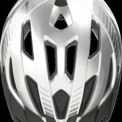 ABUS Urban-I 3.0 City & E-Bike Fahrradhelm - Signal Silver -Fahrradhelme mit Beleuchtung Verkäufe Abus Urban I 3 0 signal silver fahrradhelm 4