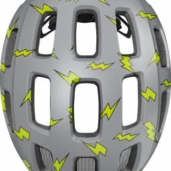 ABUS Youn-I 2.0 Junior-Fahrradhelm - Grey Flash -Fahrradhelme mit Beleuchtung Verkäufe Abus Youn I 2 0 Kinderfahrradhelm grey flash 2