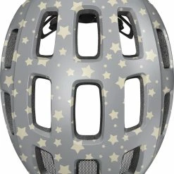 ABUS Youn-I 2.0 Junior-Fahrradhelm - Grey Star -Fahrradhelme mit Beleuchtung Verkäufe Abus Youn I 2 0 Kinderfahrradhelm grey star 4
