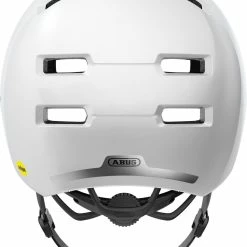 ABUS Skurb MIPS Fahrradhelm Skatehelm-polar White -Fahrradhelme mit Beleuchtung Verkäufe Abus skurb mips fahrradhelm skate helm white mat 2