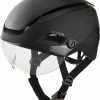Alpina Altona M Visier-Fahrradhelm - Black Stealth Matt