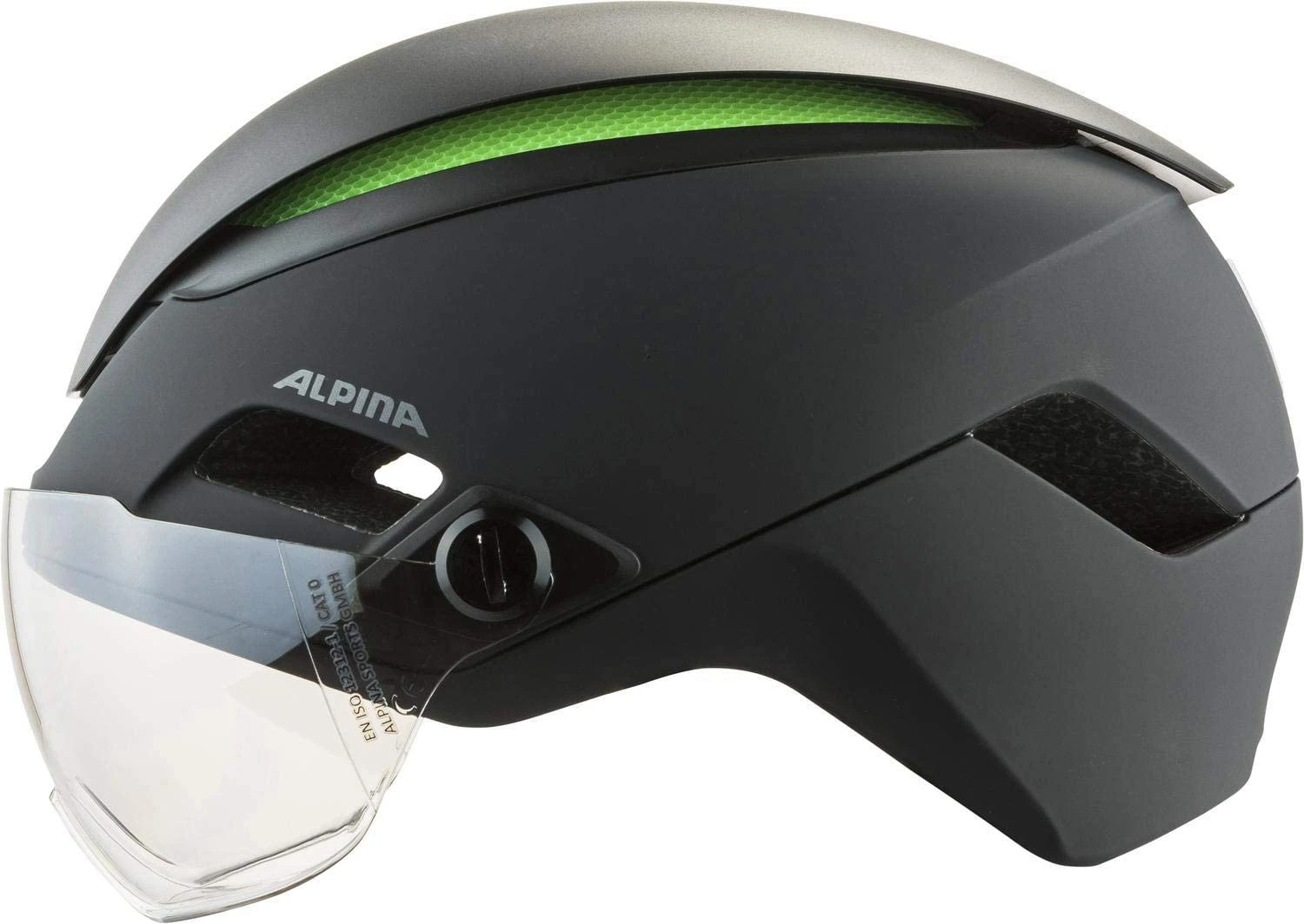 Alpina Altona M Visier-Fahrradhelm - Black Matt 5 Alpina Altona M Visier-Fahrradhelm - Black Matt – Bild 3